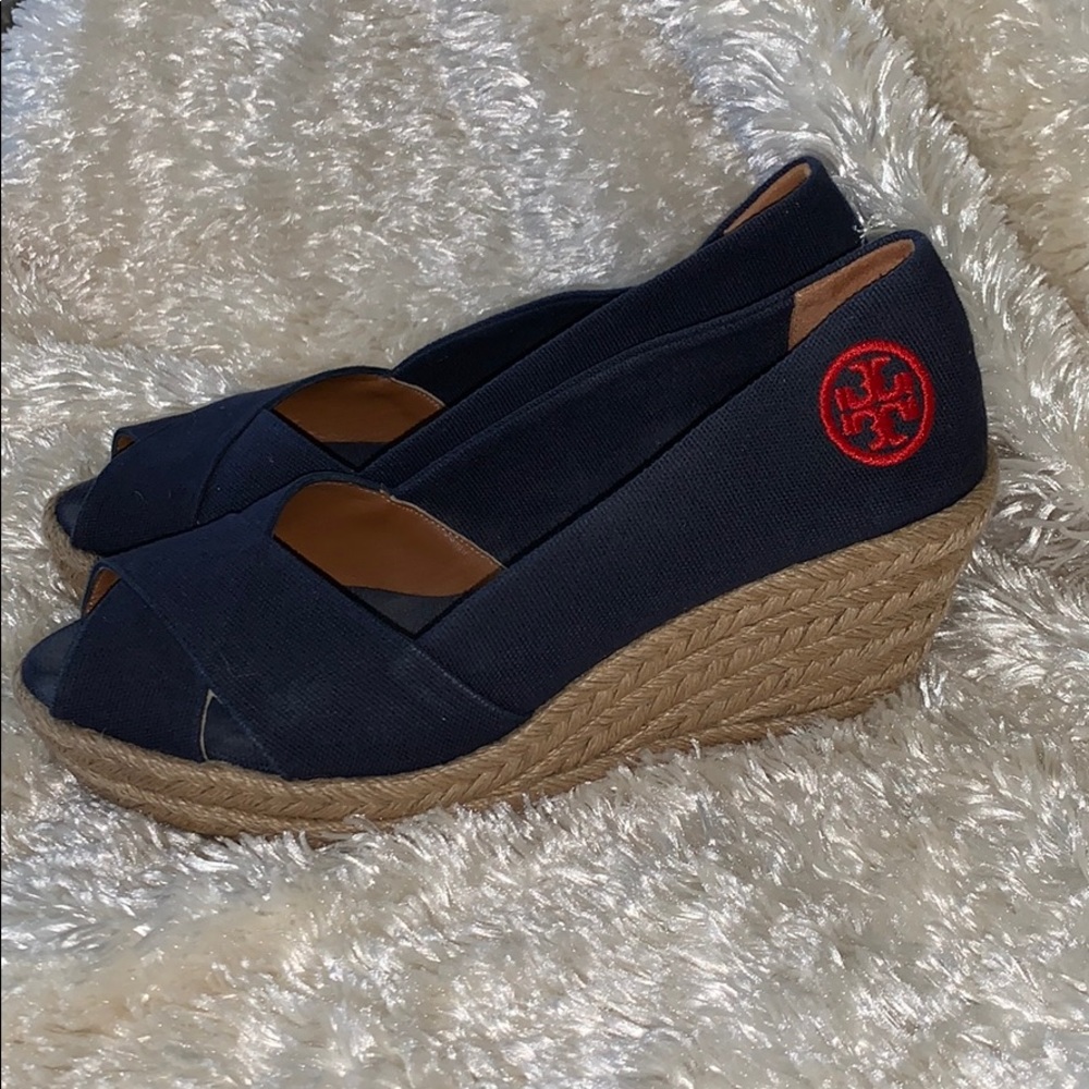 Tory Burch shoes size 8b heels blue